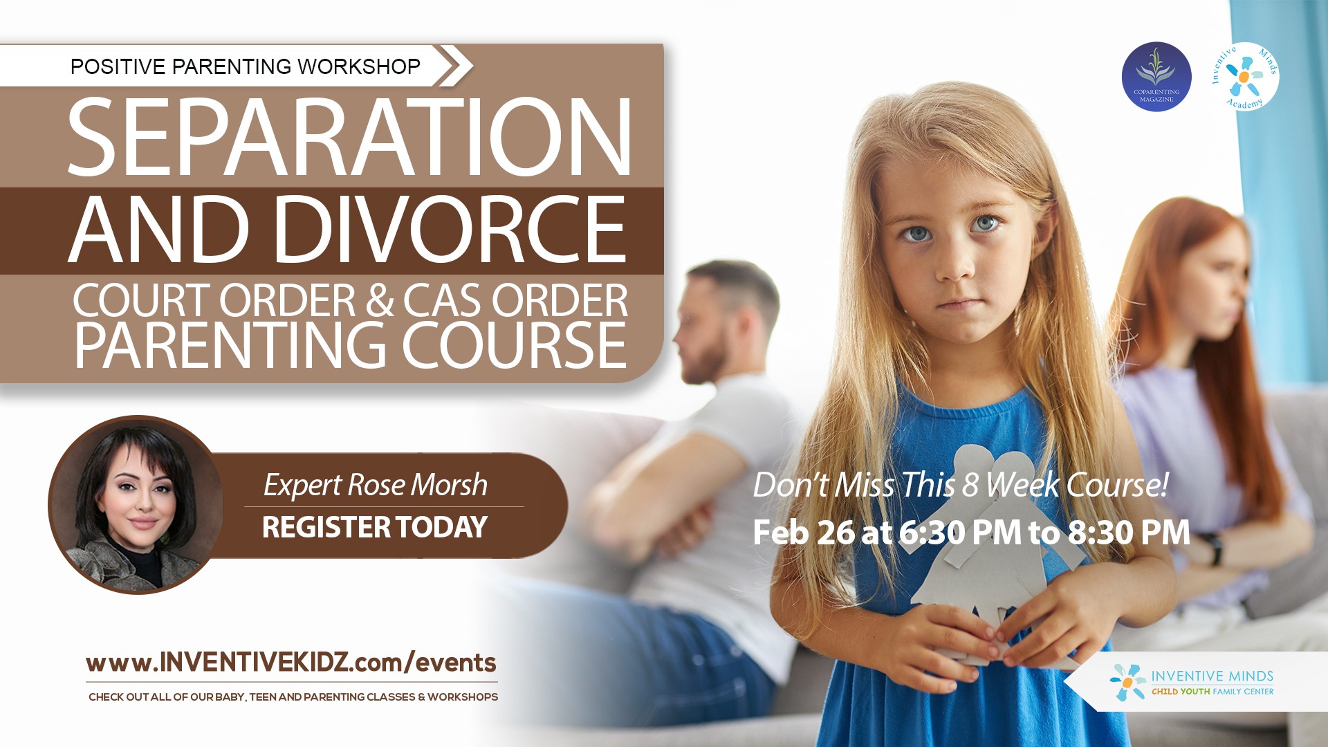 Separation & Divorce - Court Order & CAS Order Parenting Course (Feb 2026) Watermarked Image